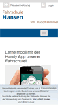 Mobile Screenshot of fahrschule-hansen-viernheim.de